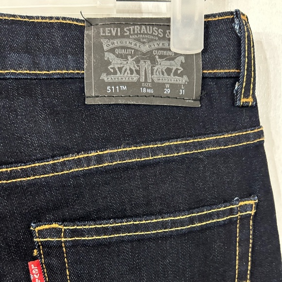 Levi Performance 511 Slim (18Reg) Adjustable waistband 29x31 - Picture 5 of 6